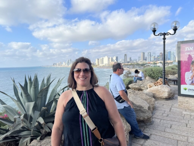 Tel Aviv in Background