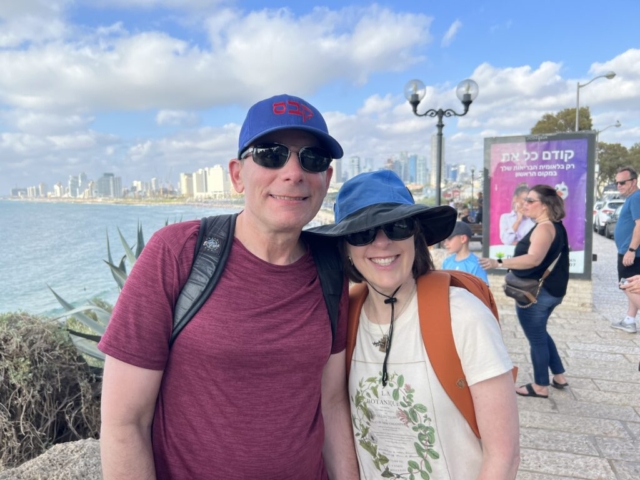 Tel Aviv in Background