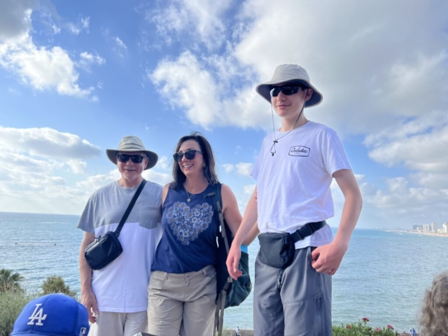 A Tall Child with his parents