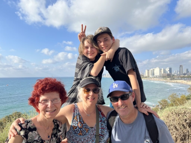 Three Generation Family with funny kids