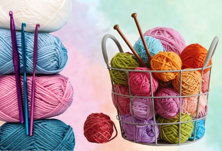 Youth Group Knitting and Crocheting Temple Adat Elohim